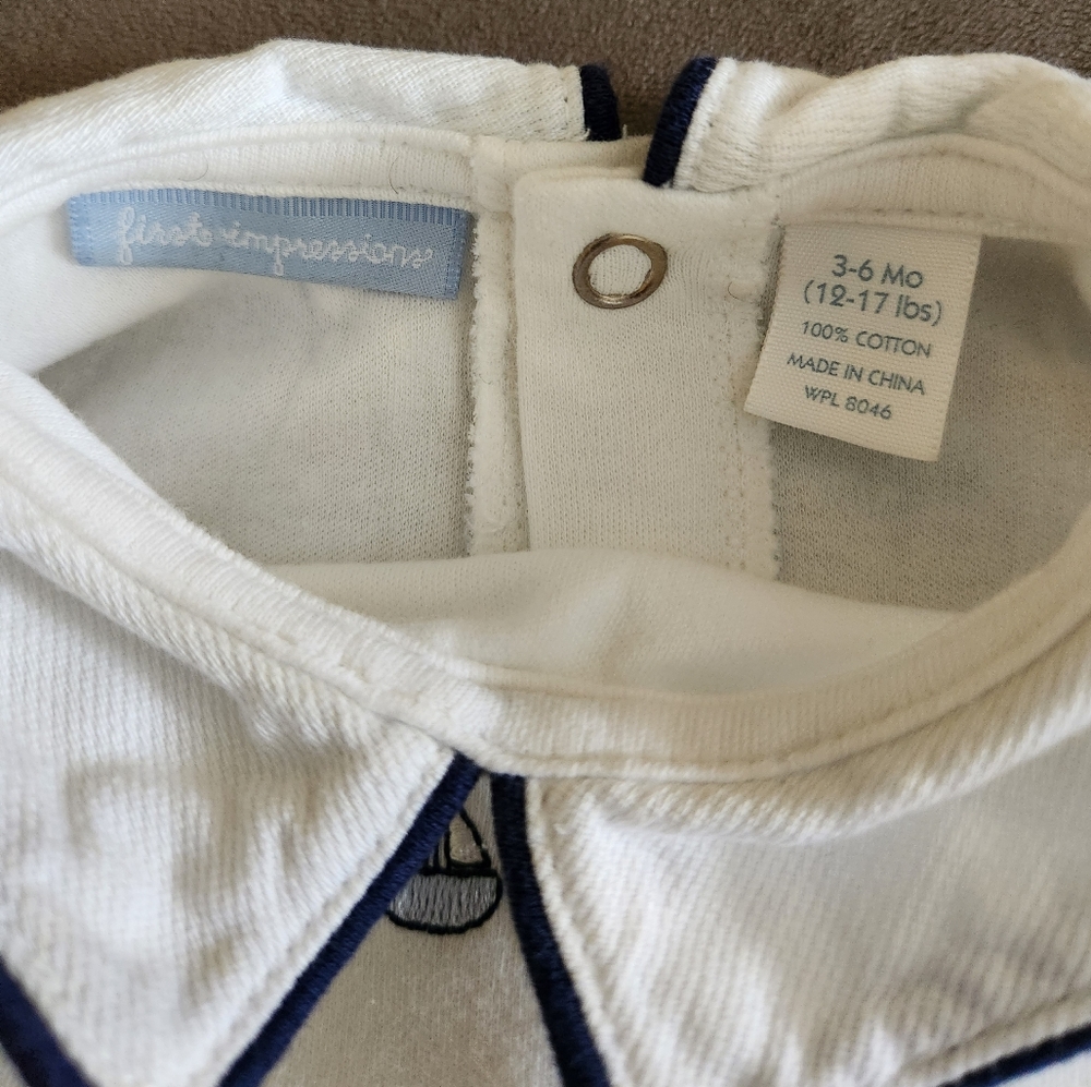 First Impressions Baby Sailor Outfit - 3-6 Months - Picture 9 of 9